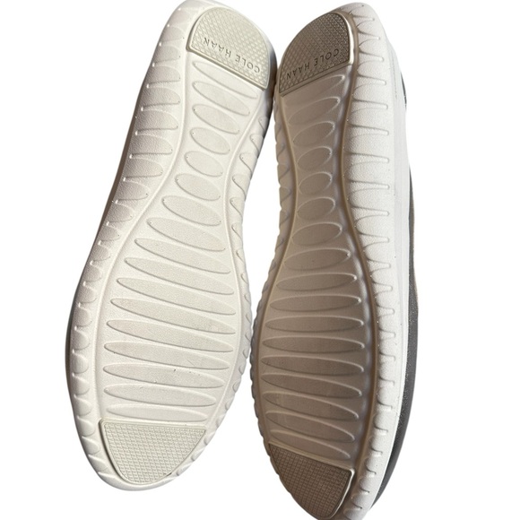 NEW Cole Haan Women's Zerogrand Meritt Leather Metallic Gold Loafer - Size 8 - Picture 9 of 9